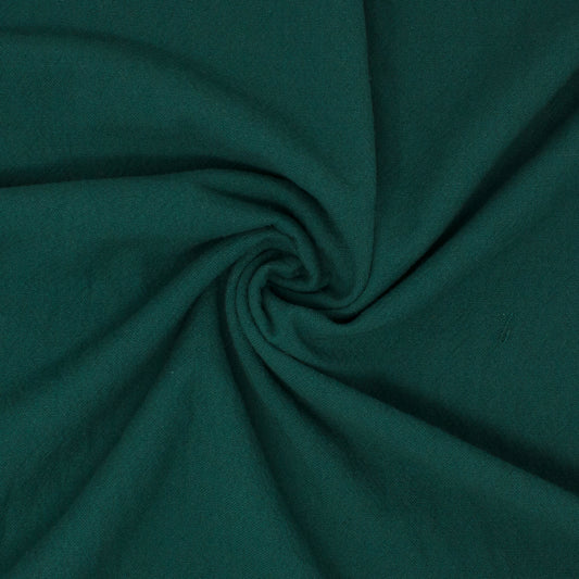 REMNANT Galiano Textured Organic Washed Cotton Evergreen - 1 yards-Fabric-Spool of Thread