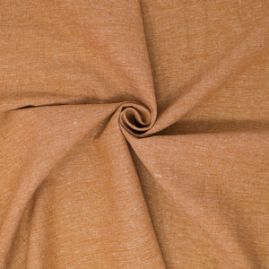 REMNANT Homespun Essex Pecan - 0.64 yards-Fabric-Spool of Thread