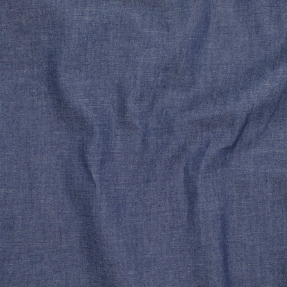 REMNANT Iona 4oz Cotton Denim Dark Blue - 0.72 yards-Fabric-Spool of Thread