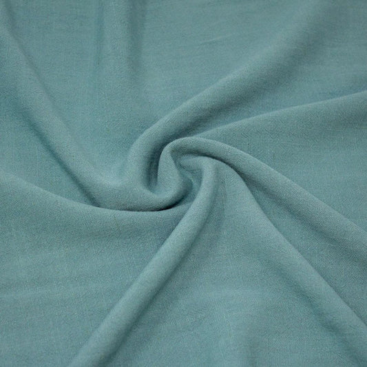 REMNANT Joni Rayon Linen Noil Dusty Blue - 1.61 yards-Fabric-Spool of Thread