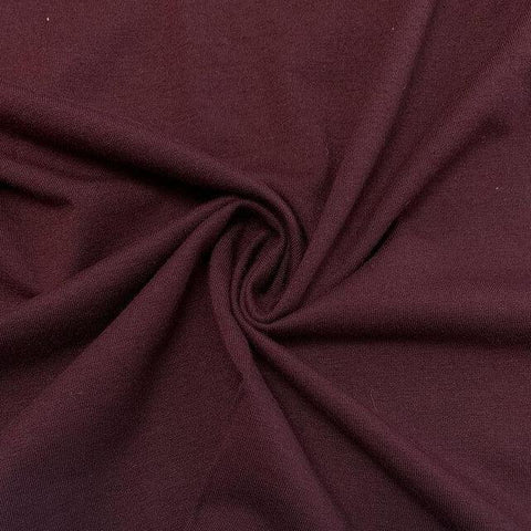 REMNANT Juno Knit Merlot - 1.36 yards-Fabric-Spool of Thread