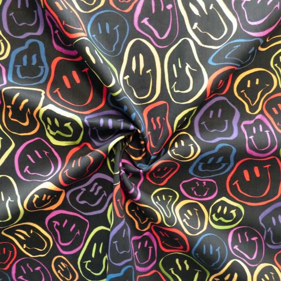 REMNANT Lady McElroy Cotton Lawn Happy Daze Rainbow - 1.67 yards-Fabric-Spool of Thread