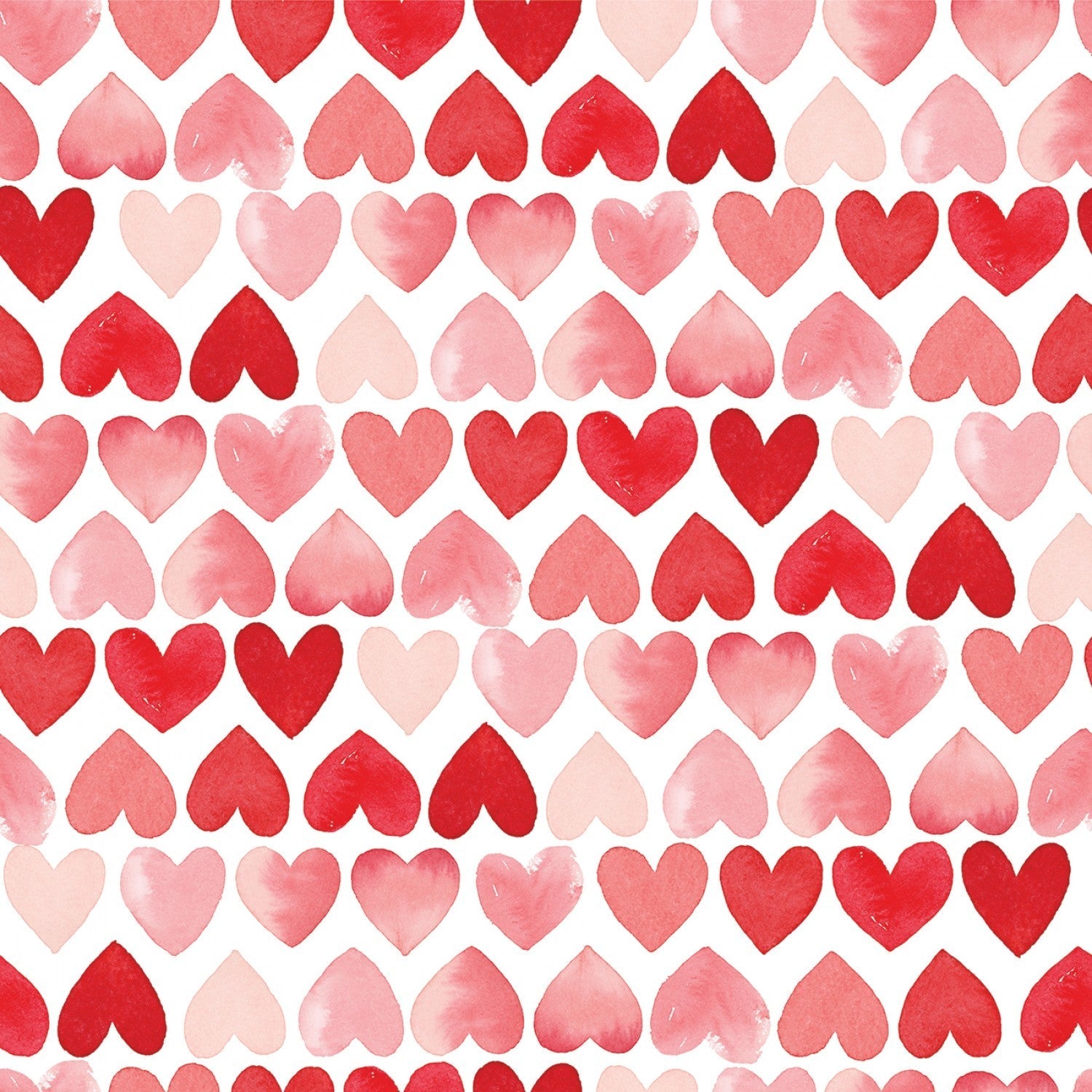 REMNANT My Valentine Hearts White - 1.42 yards-Fabric-Spool of Thread