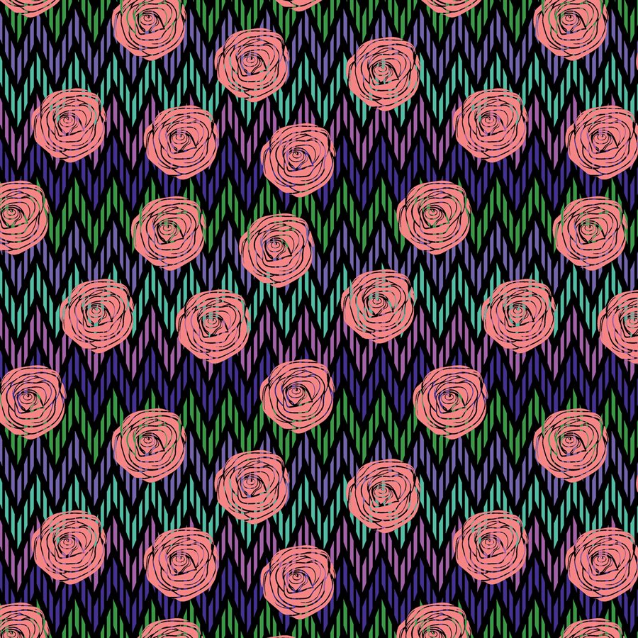 REMNANT Not Your Mama's Garden Sunset - 3.36 yards