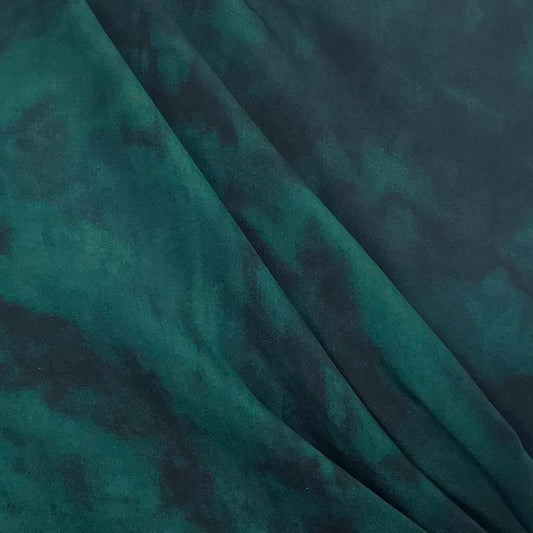 REMNANT Pacific Tencel Watercolour Jade - 0.38 yards-Fabric-Spool of Thread