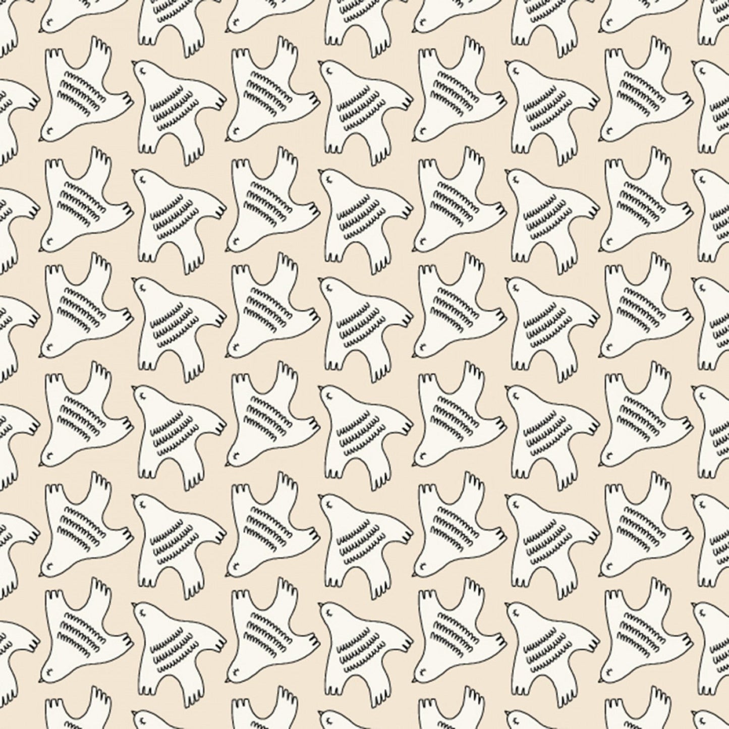 REMNANT Peaceful & Warm Dove Beige - 1.75 yards