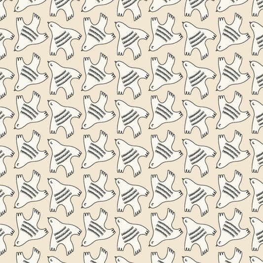 REMNANT Peaceful & Warm Dove Beige - 1.75 yards-Fabric-Spool of Thread