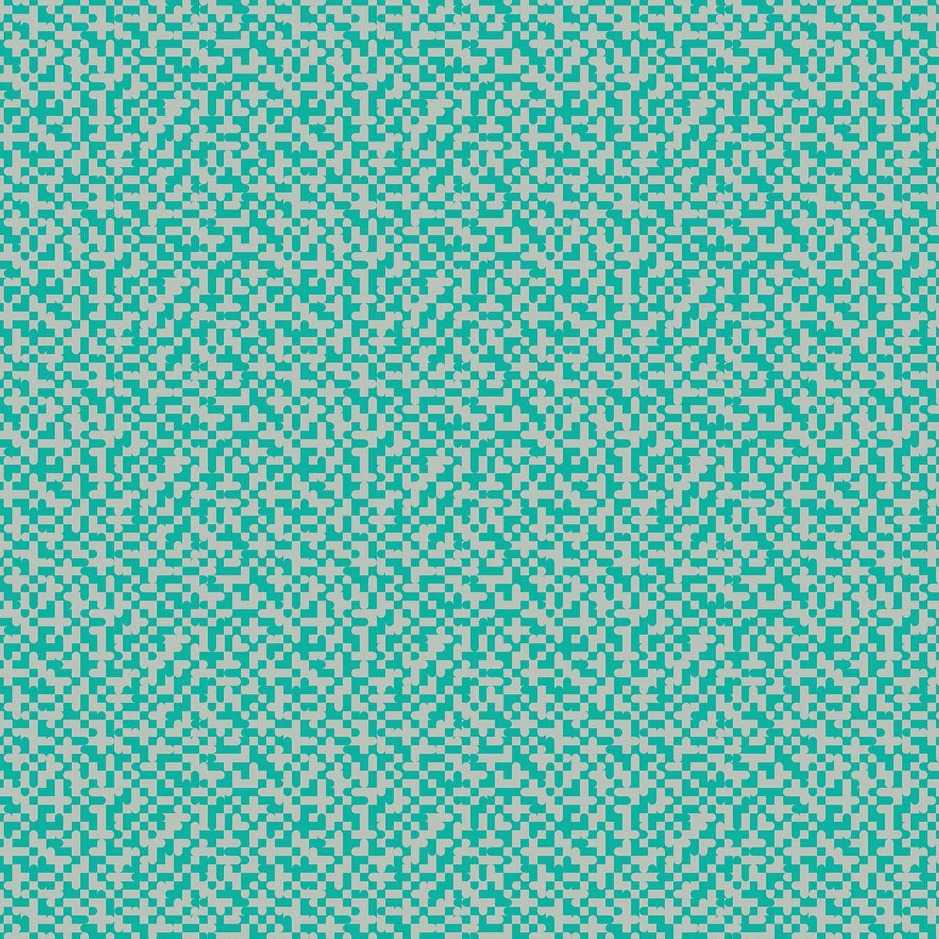 REMNANT Pickle Juice Grid Mint - 1.35 yards-Fabric-Spool of Thread