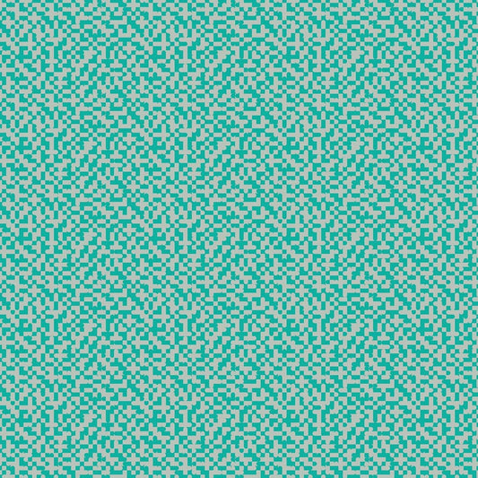 REMNANT Pickle Juice Grid Mint - 1.35 yards-Fabric-Spool of Thread