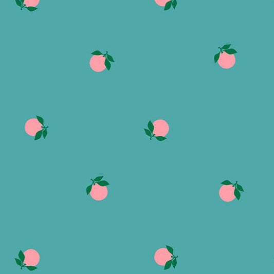 REMNANT Rise and Shine Tangerines Succulent - 1.22 yards-Fabric-Spool of Thread