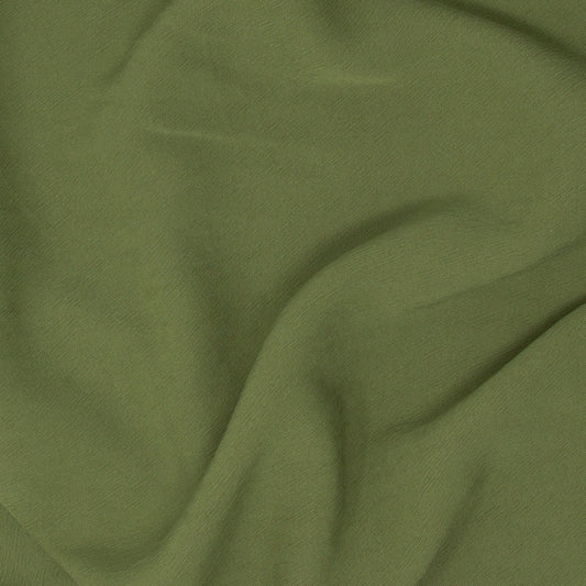 REMNANT Rosalind Tencel Viscose Crepe Ivy - 1.38 yards-Fabric-Spool of Thread