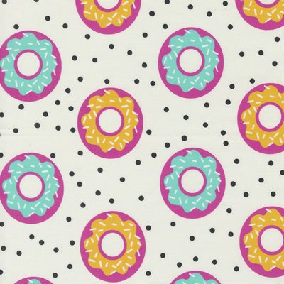 REMNANT Snack Shack Cream - 1.67 yards-Fabric-Spool of Thread