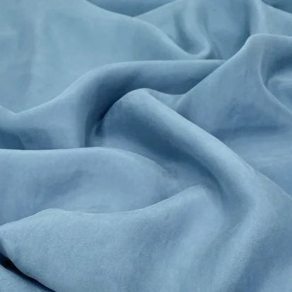 REMNANT Victoria Sandwashed Cupro Rayon Morning Mist - 0.9 yards-Fabric-Spool of Thread