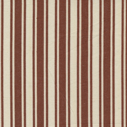 REMNANT Vista Wovens Yarn Dyed Stripe Rust - 1.25 yards-Fabric-Spool of Thread