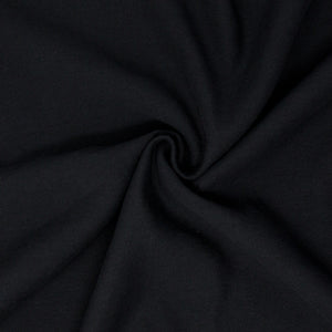REMNANT Wells Washed Linen Organic Cotton Twill Black Moon - 2 yards-Fabric-Spool of Thread