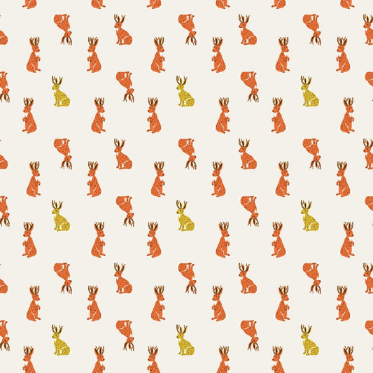 REMNANT Whimsy & Lore Jack-A-Lope Who Would Have Thunk It - 1.56 yards-Fabric-Spool of Thread