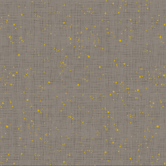 REMNANT Winter Dream Texture Taupe Metallic - 0.8 yards-Fabric-Spool of Thread