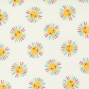 Rainbow Garden Sunshine Cloud ½ yd-Fabric-Spool of Thread