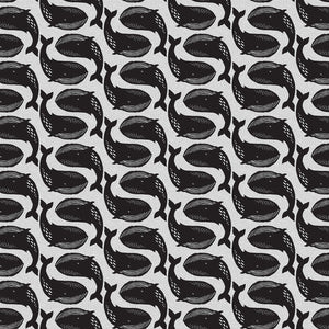 Reef Life Whales Dawn ½ yd-Fabric-Spool of Thread