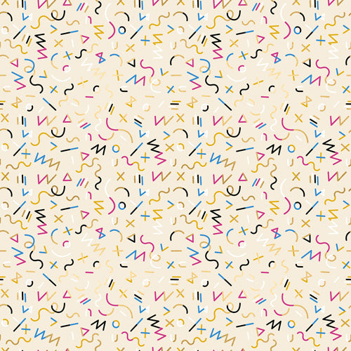 Reign Buttercream Metallic ½ yd-Fabric-Spool of Thread