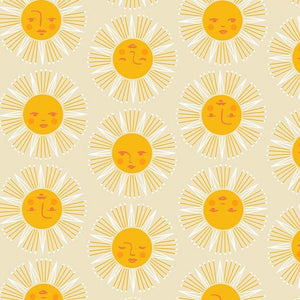 Rise and Shine Sundream Parchment ½ yd-Fabric-Spool of Thread