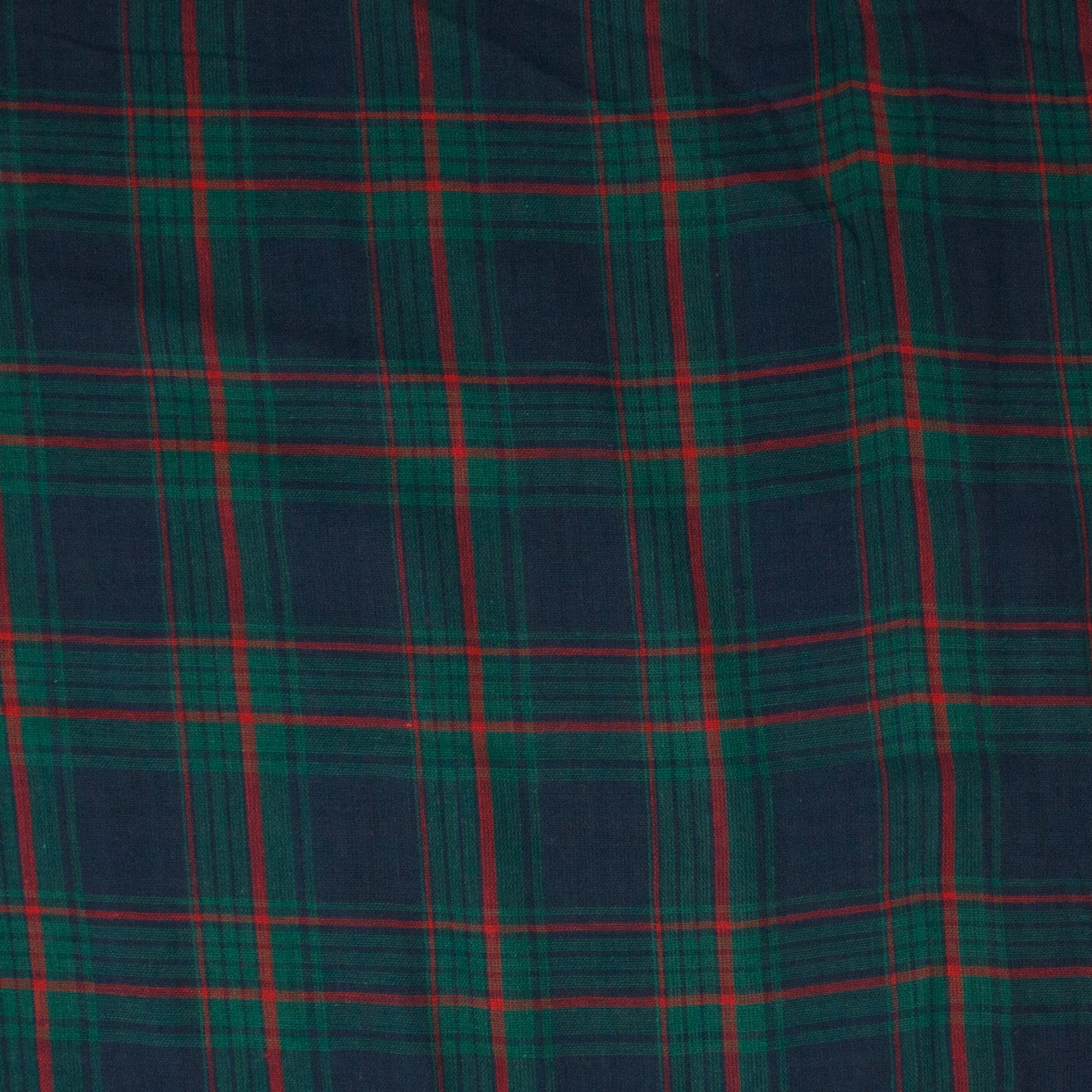 Russell Double Face Cotton Plaid Emerald ½ yd-Fabric-Spool of Thread