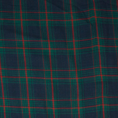 Russell Double Face Cotton Plaid Emerald ½ yd-Fabric-Spool of Thread