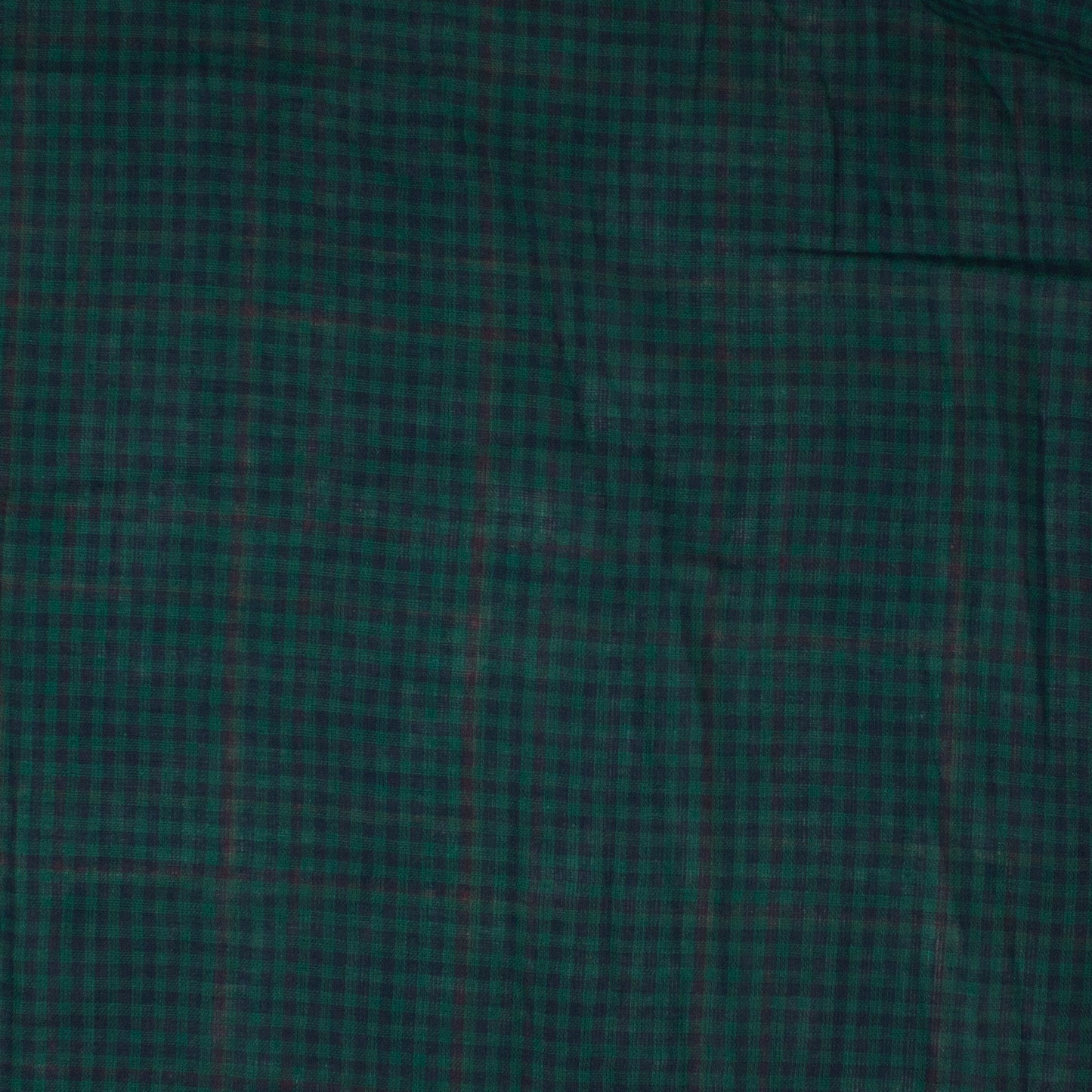 Russell Double Face Cotton Plaid Emerald ½ yd-Fabric-Spool of Thread