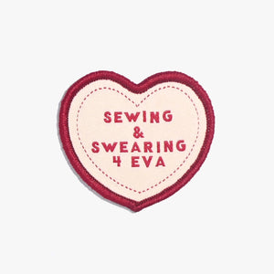 Sewing & Swearing 4 Eva Iron On Patch-Notion-Spool of Thread