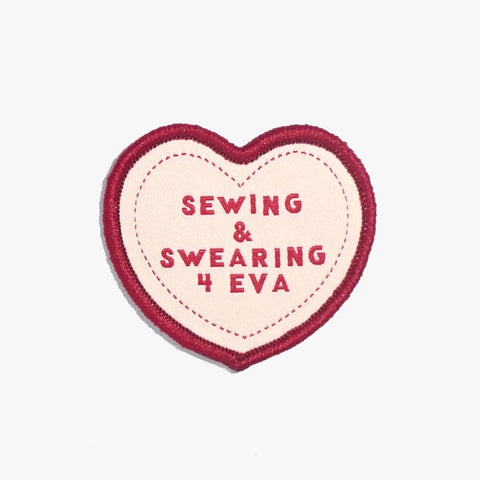Sewing & Swearing 4 Eva Iron On Patch-Notion-Spool of Thread