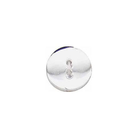 Sincere Button - 11mm (⅜″), 2 Hole, Crystal - 4 count-Notion-Spool of Thread