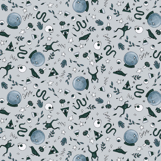 Spellbound Blue ½ yd-Fabric-Spool of Thread
