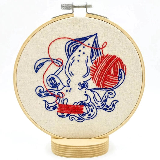 Squid Balling Yarn Complete Embroidery Kit-Notion-Spool of Thread