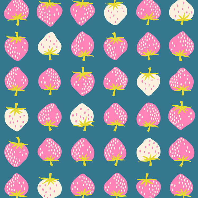 Strawberry Storytime ½ yd-Fabric-Spool of Thread
