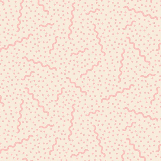 Sugar Cone Ripple Neon Pink ½ yd-Fabric-Spool of Thread