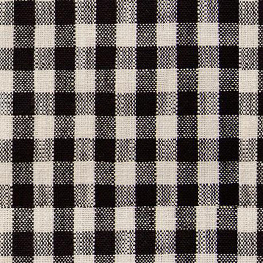 Sunshine Toweling Yarn Dyed Cotton Mini Plaid Black ½ yd-Fabric-Spool of Thread