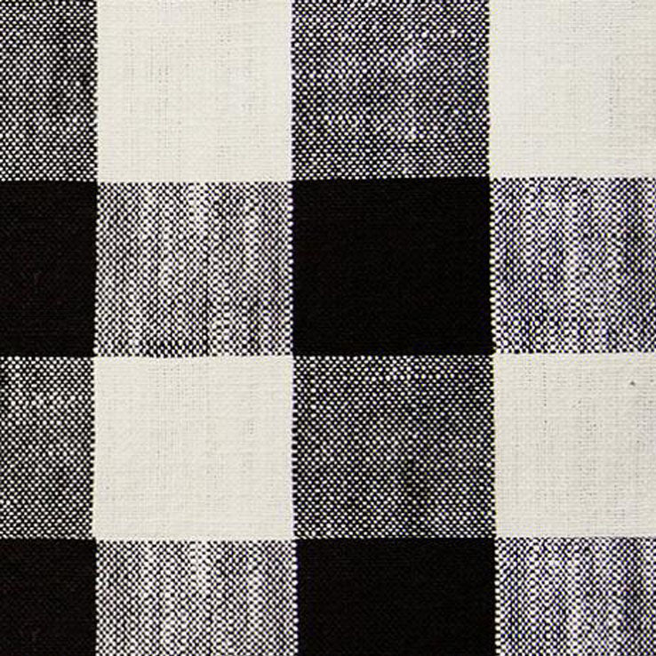 Sunshine Toweling Yarn Dyed Cotton Plaid Black ½ yd-Fabric-Spool of Thread