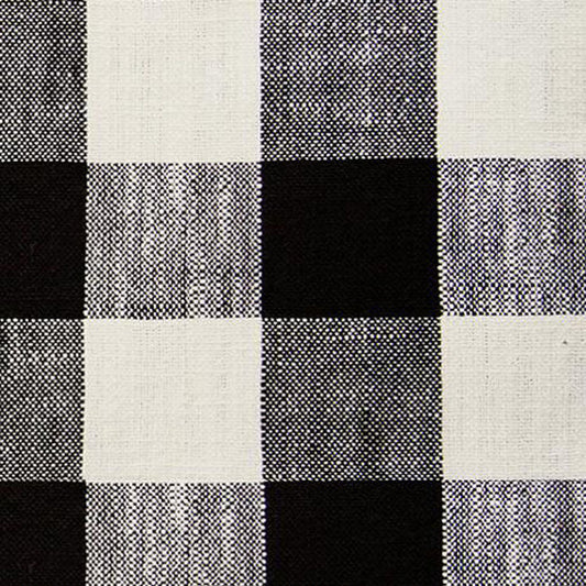 Sunshine Toweling Yarn Dyed Cotton Plaid Black ½ yd-Fabric-Spool of Thread