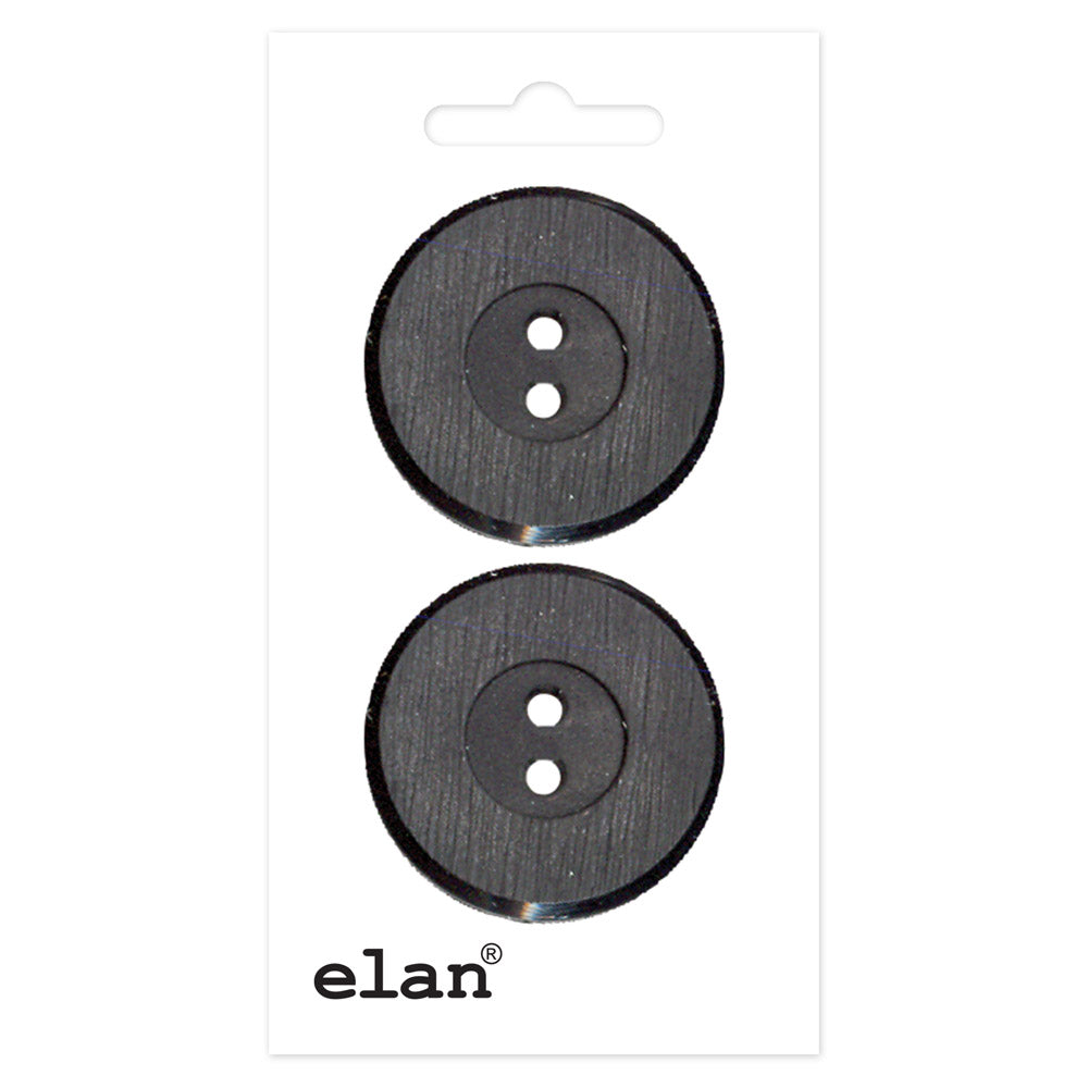Super Button - 28mm (1⅛"), 2 Hole, Pencil Shavings - 2 count-Notion-Spool of Thread