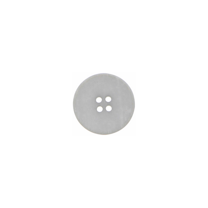 Supportive Button - 15mm (⅝″), 4 Hole, Grey - 3 count