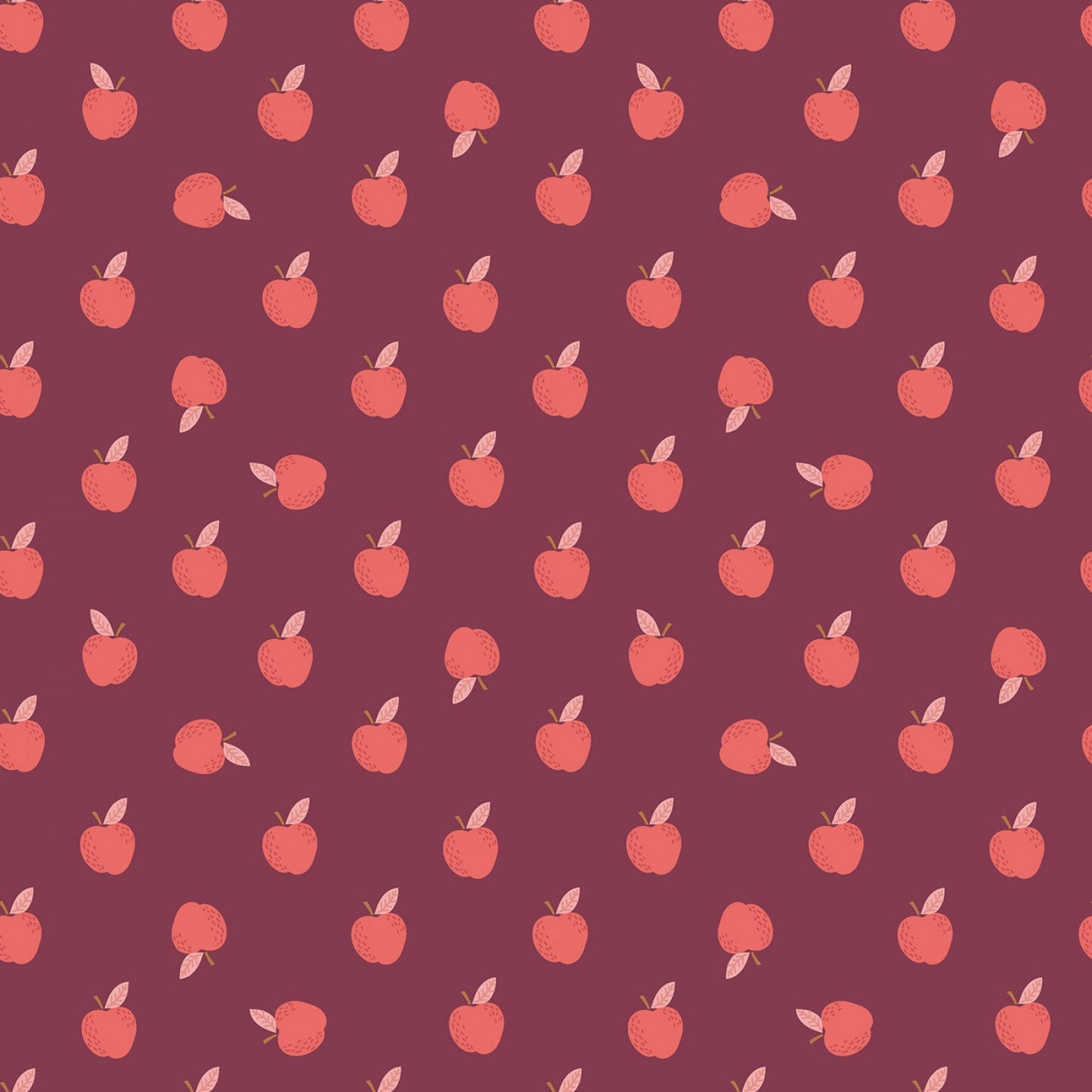 Sweetbriar Apples Wine ½ yd-Fabric-Spool of Thread