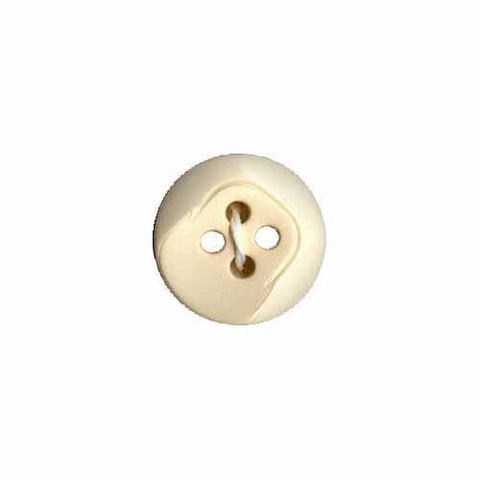 Terrific Button - 15mm (⅝"), 4 Hole, Vanilla - 4 count-Notion-Spool of Thread