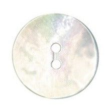 Thoughtful Button - 15mm (⅝″), 2 Hole, Pearl - 3 count-Notion-Spool of Thread