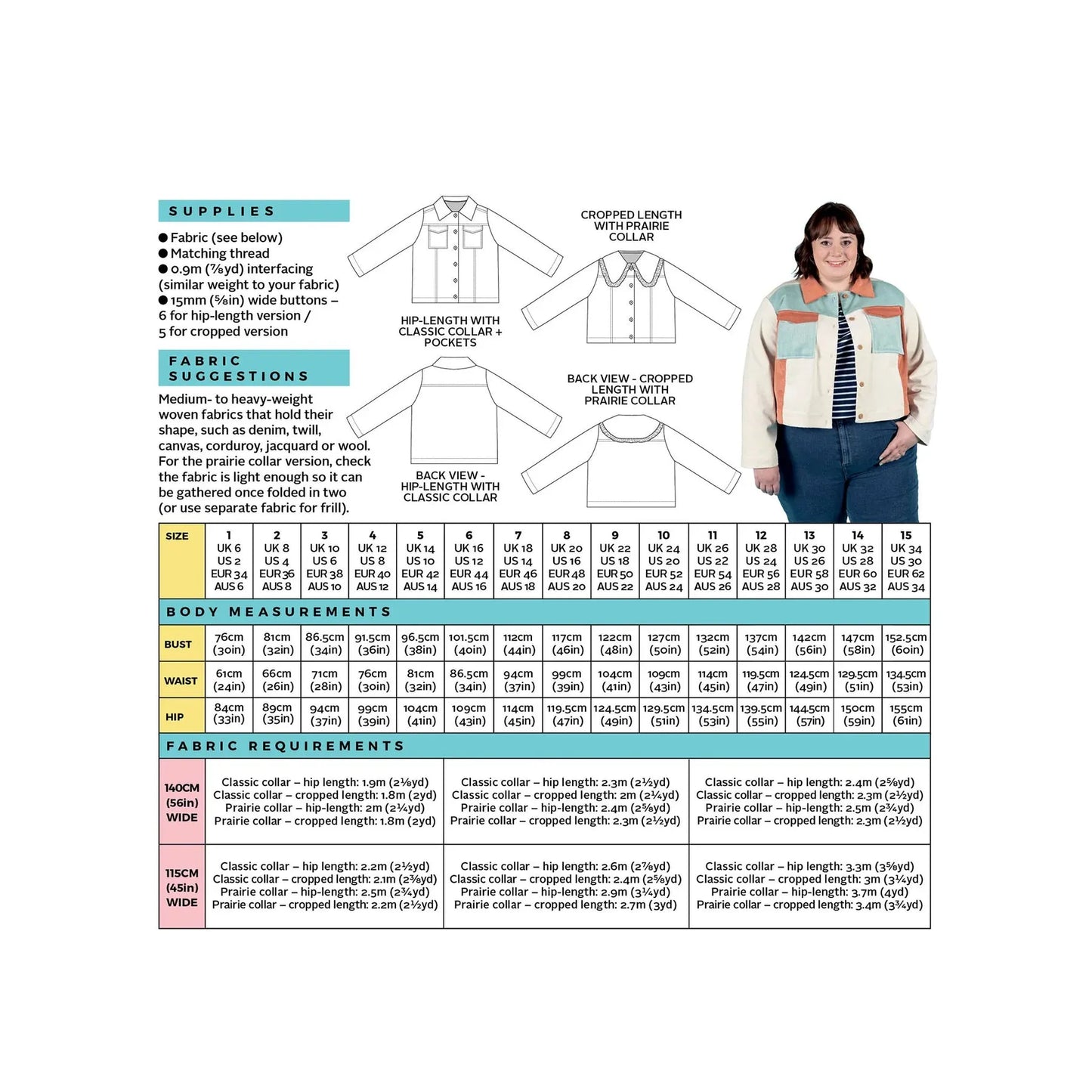 Tilly and The Buttons Sonny Jacket Paper Pattern-Pattern-Spool of Thread