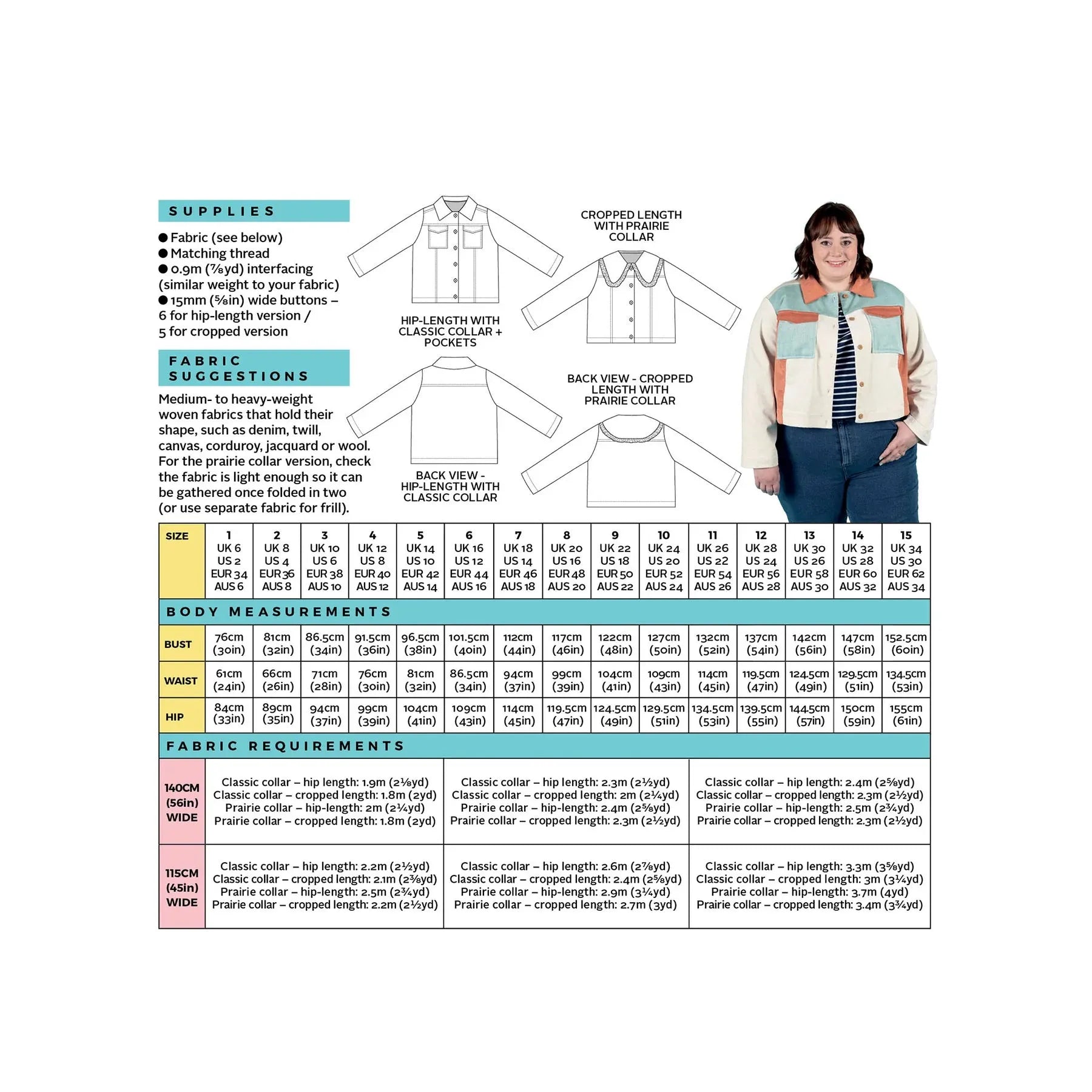 Tilly and The Buttons Sonny Jacket Paper Pattern-Pattern-Spool of Thread