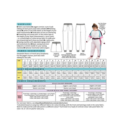 Tilly and the Buttons Cee Cee Joggers and Shorts Paper Pattern-Pattern-Spool of Thread