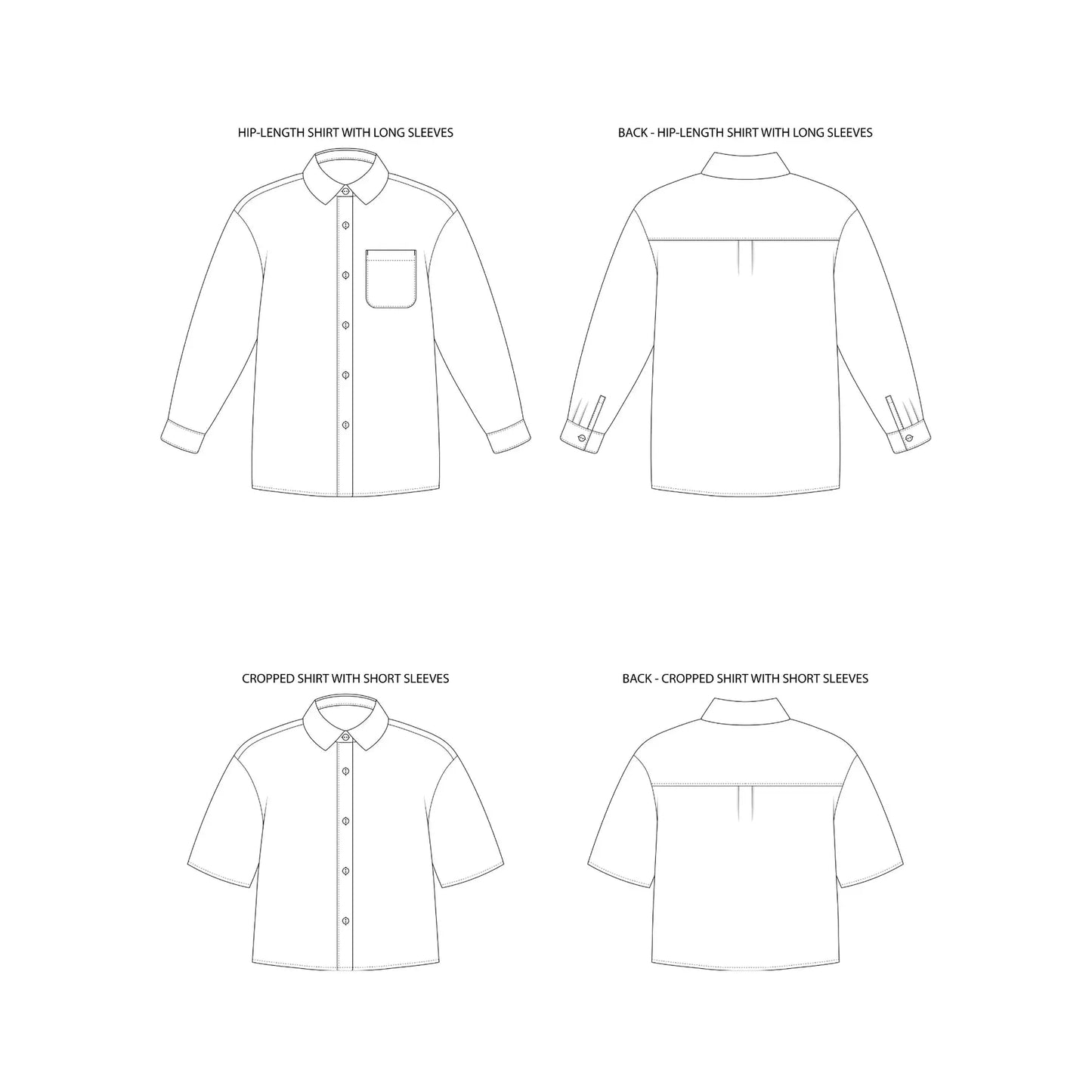 Tilly and the Buttons Frida Shirt Paper Pattern-Pattern-Spool of Thread