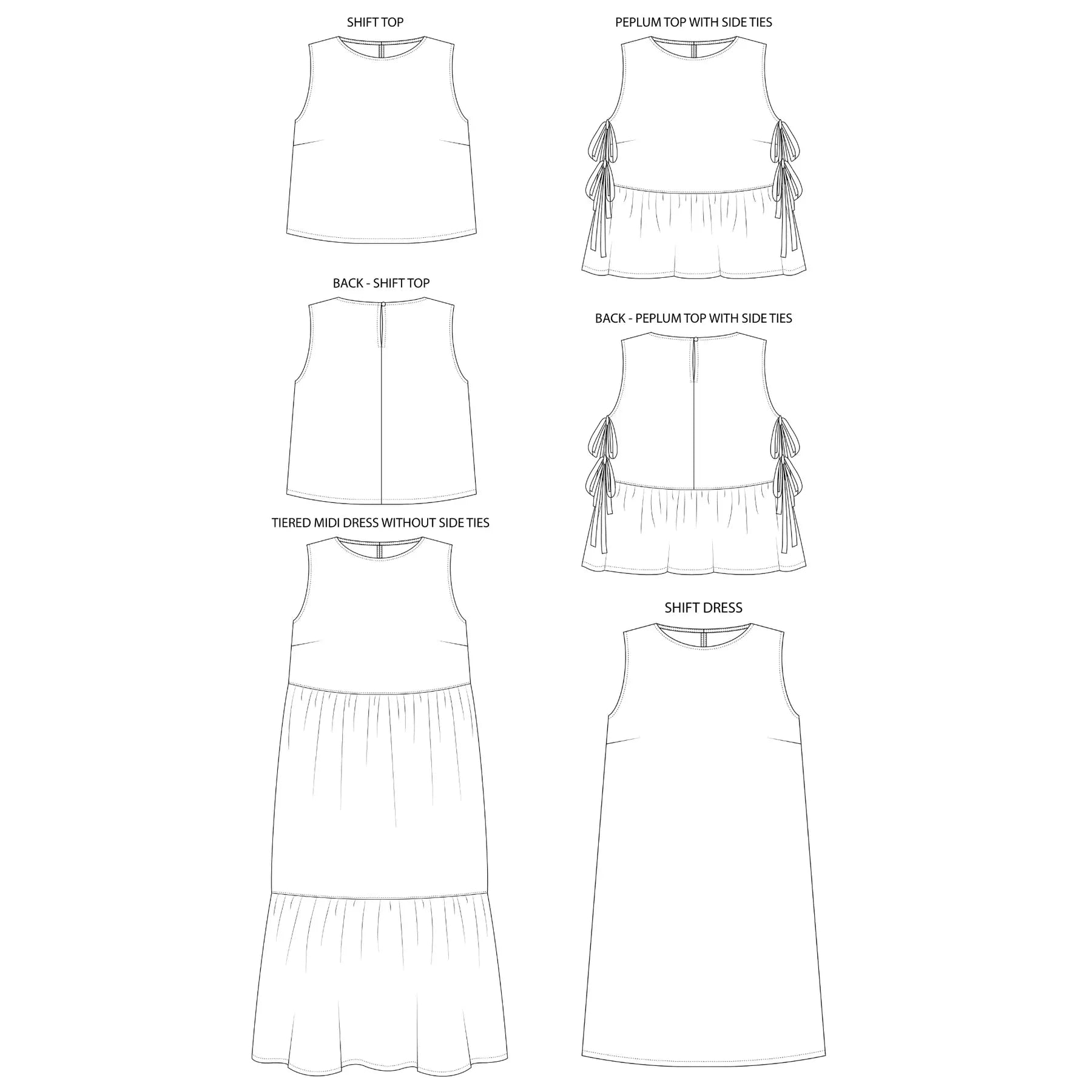 Tilly and the Buttons Leah Top and Dress Paper Pattern-Pattern-Spool of Thread