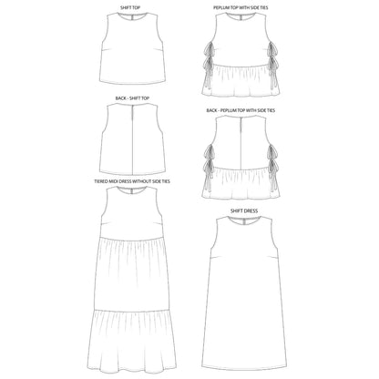 Tilly and the Buttons Leah Top and Dress Paper Pattern-Pattern-Spool of Thread