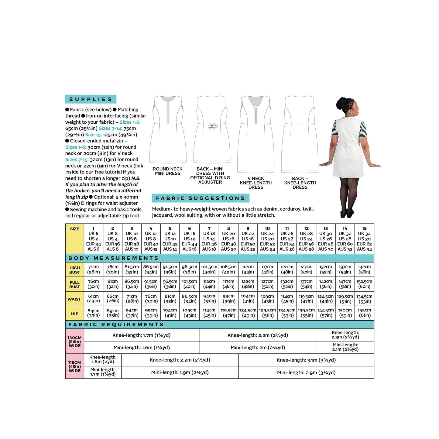 Tilly and the Buttons Noa Pinafore Paper Pattern-Pattern-Spool of Thread